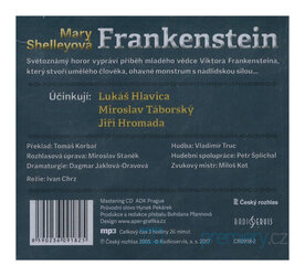 Frankenstein (Mary Shelleyová-Různí interpreti) (MP3-CD) - rozhlasová dramatizace