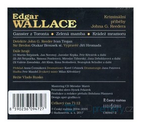 Kriminální příběhy Johna G. Reedera (Edgar Wallace-Různí interpreti) (CD) - rozhlasová dramatizace