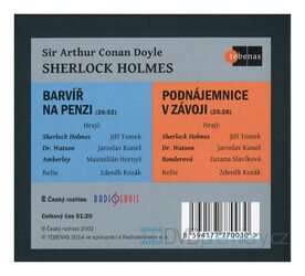 Sherlock Holmes - Barvíř na penzi + Podnájemnice v závoji (Různí interpreti) (CD)
