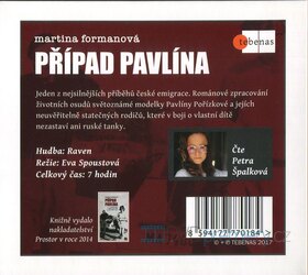 Případ Pavlína (Martina Formanová-Petra Špalková) (MP3-CD)