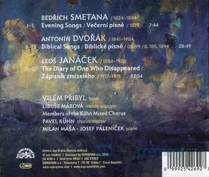 Janáček: Zápisník zmizelého - Dvořák: Biblické písně - Smetana: Večerní písně (CD)