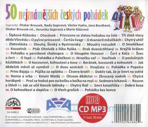 50 nejznámějších českých pohádek (MP3-CD) - audiokniha
