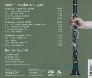 Antonín Rejcha, Belfiato Quintet: Dechové kvintety (CD)