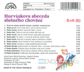 Hurvínkova abeceda slušného chování (CD) - mluvené slovo