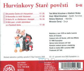 Hurvínkovy Staré pověsti (CD) - mluvené slovo