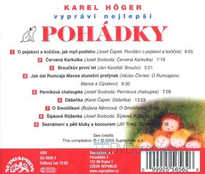 Karel Höger vypráví nejlepší pohádky (CD) - audiokniha