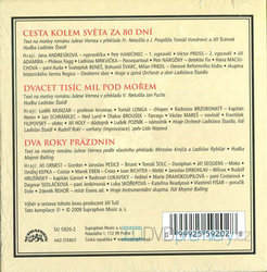 Cesta kolem světa za 80 dní, Dvacet tisíc mil pod mořem a Dva roky prázdnin (5 CD) - audiokniha