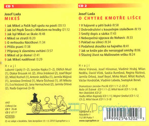 Příhody kocoura Mikeše a Chytré kmotry lišky (2 CD) - audiokniha
