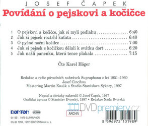 Povídání o pejskovi a kočičce (CD) - audiokniha