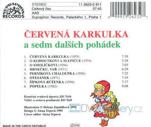 Červená Karkulka a sedm dalších pohádek (CD) - audiokniha