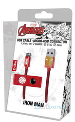 Micro USB kabel Iron Man 120 cm