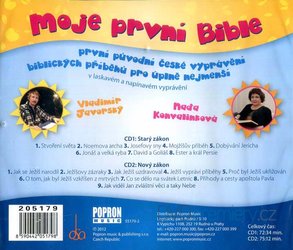 Moje první Bible (2 CD) - dětská Bible pro úplně nejmenší