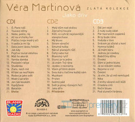 Věra Martinová: Jako dřív - Zlatá kolekce (3 CD)