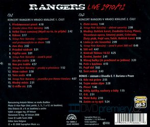 Rangers (Plavci ) - Live 1970/71 (2 CD)