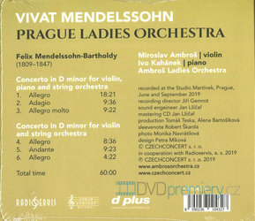 Ambroš Ladies Orchestra, Miroslav Ambroš, Ivo Kahánek: Vivat Mendelssohn (CD)