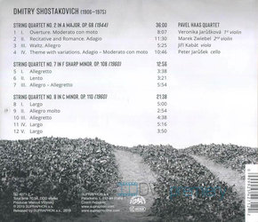 Pavel Haas Quartet: Šostakovič: Smyčcové kvartety č. 2, 7, 8 (CD)