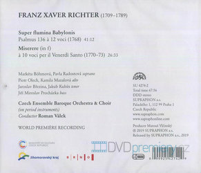 Czech Ensemble Baroque, Roman Válek: Richter: Super flumina Babylonis, Miserere (CD)