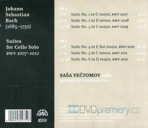 Saša Večtomov: Bach - Violoncellové suity (2 CD)