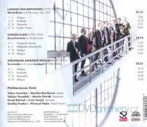 PhilHarmonia Octet: Mozart, Beethoven, Klein - Hudba pro dechové okteto (CD)