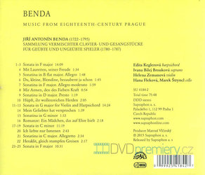 Benda - Sonáty a písně. Hudba Prahy 18. století (CD)