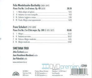 Smetanovo trio: Mendelssohn-Bartholdy, Schubert - Klavírní tria (CD)
