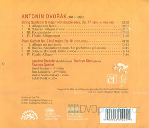 Dvořák: Smyčcový kvintet G dur, op. 77, Klavírní kvintet č. 2 A dur, op. 81 (CD)