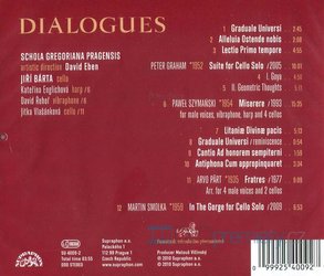 Schola Gregoriana Pragensis, Jiří Bárta: Dialogues (CD)