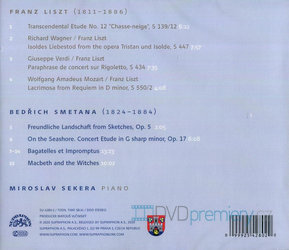 Miroslav Sekera: Smetana & Liszt: Klavírní dílo (CD)