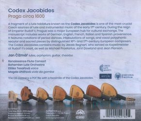Jan Čižmář: Codex Jacobides / Praga circa 1600 (CD)