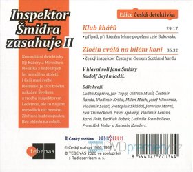 Inspektor Šmidra zasahuje 2 (CD) - mluvené slovo