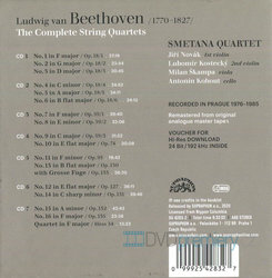 Smetanovo kvarteto: Beethoven - Kompletní smyčcové kvartety (7 CD)