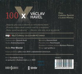 100x Václav Havel (MP3-CD) - audiokniha