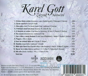 Karel Gott: Zázrak vánoční (CD)