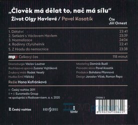 Člověk má dělat to, nač má sílu - život Olgy Havlové (MP3-CD) - audiokniha