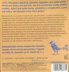 Egypťan Sinuhet: patnáct knih ze života lékaře (4 MP3-CD) - audiokniha