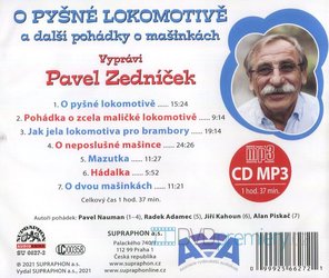 O pyšné lokomotivě a další pohádky o mašinkách (MP3-CD) - audiokniha