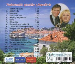 Nejkrásnější písničky z Jugoslávie (CD)