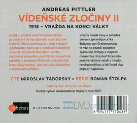 Vídeňské zločiny II. - Vražda na konci války (1918) (MP3-CD) - audiokniha