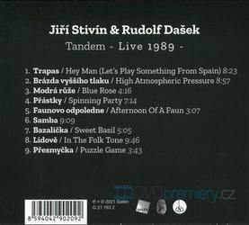 Jiří Stivín, Rudolf Dašek - Tandem Live 1989 (CD)