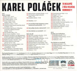 Karel Poláček - To nejlepší z díla velkého humoristy (2 MP3-CD) - audiokniha