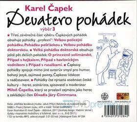 Karel Čapek - Devatero pohádek, výběr 3 (MP3-CD) - audiokniha