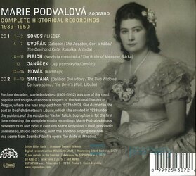 Marie Podvalová - Kompletní nahrávky 1939-1950 (2 CD)