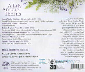 Hana Blažíková, Collegium Marianum - A Lily Among Thorns (CD)