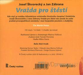 Vražda pro štěstí (MP3-CD) - audiokniha