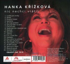 Hana Křížková - Nic nechci vrátit (CD)