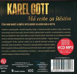 Karel Gott - Má cesta za štěstím (4 MP3-CD) - audiokniha