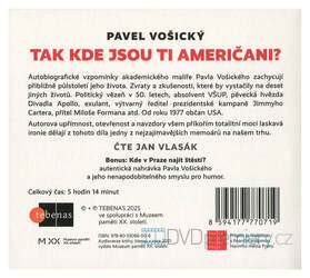 Tak kde jsou ti Američani? (Pavel Vošický-Jan Vlasák) (MP3-CD)