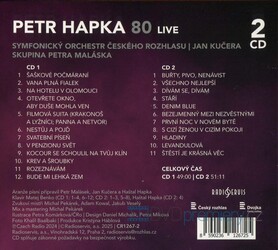 Petr Hapka 80 Live (Různí interpreti) (2 CD)
