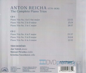 Anton Reicha: Klavírní tria (komplet) (2 CD)