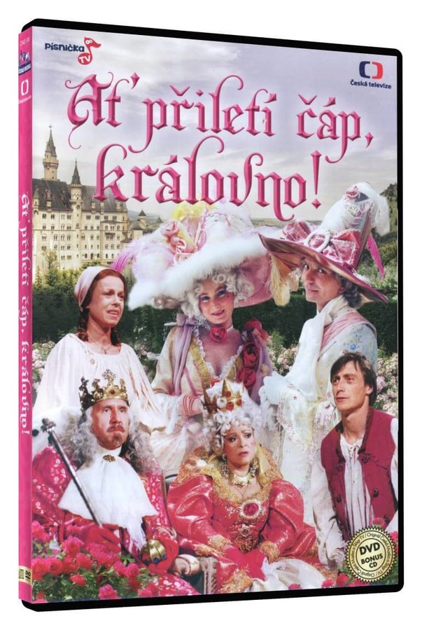 Levně Ať přiletí čáp, královno! (DVD) + bonusové CD s písničkami z pohádky